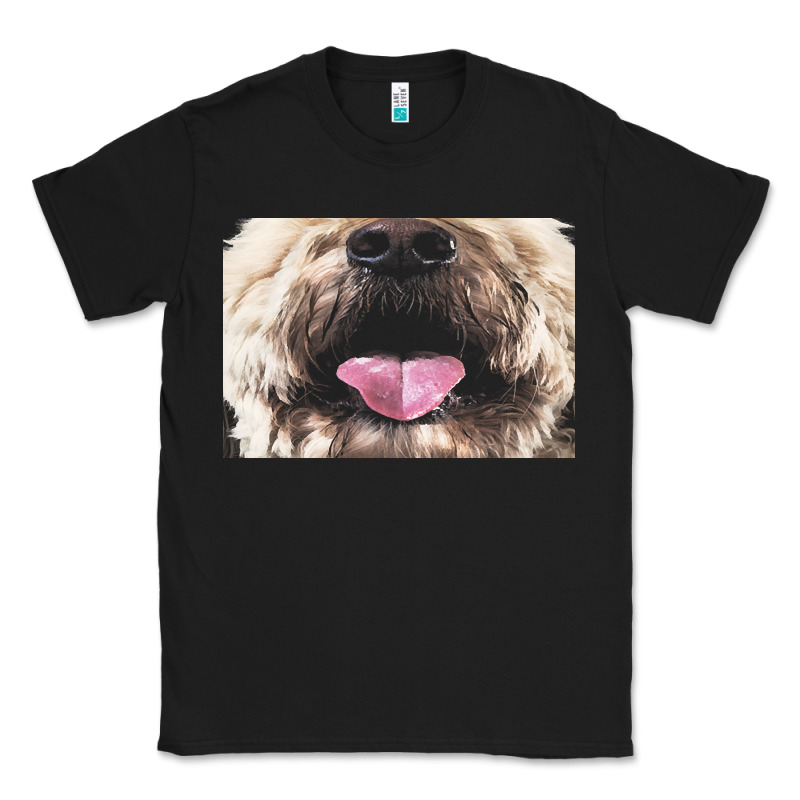 Labradoodle T  Shirtfunny Labradoodle Face Mask Funny Dog Mouth T  Shi Classic Tee by linhVisuals | Teevron