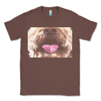 Chestnut labradoodle t  shirtfunny labradoodle face mask funny dog mouth t  shi Classic Tee - linhVisuals