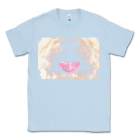 Dusty Blue labradoodle t  shirtfunny labradoodle face mask funny dog mouth t  shi Classic Tee - linhVisuals