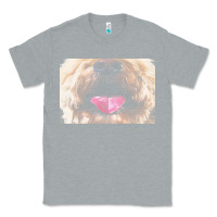 Heather Grey labradoodle t  shirtfunny labradoodle face mask funny dog mouth t  shi Classic Tee - linhVisuals