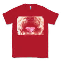 Red labradoodle t  shirtfunny labradoodle face mask funny dog mouth t  shi Classic Tee - linhVisuals
