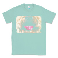 Seafoam labradoodle t  shirtfunny labradoodle face mask funny dog mouth t  shi Classic Tee - linhVisuals