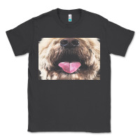 Smoke labradoodle t  shirtfunny labradoodle face mask funny dog mouth t  shi Classic Tee - linhVisuals