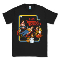 Black let's summon demons Classic Tee - linhVisuals
