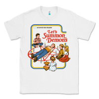 White let's summon demons Classic Tee - linhVisuals