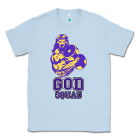 Dusty Blue kelvins god squad strong Classic Tee - linhVisuals