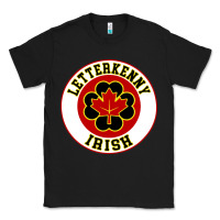 Black letterkenny irish shoresy shamrock Classic Tee - linhVisuals