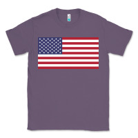 Lavender american flag Classic Tee - linhVisuals