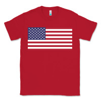 Red american flag Classic Tee - linhVisuals