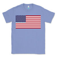 Colony Blue american flag Classic Tee - linhVisuals