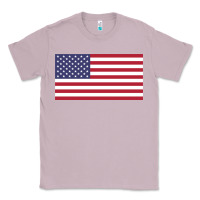 Lilac american flag Classic Tee - linhVisuals
