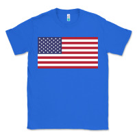 True Royal american flag Classic Tee - linhVisuals