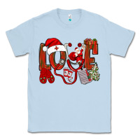 Dusty Blue christmas love nurse bbs Classic Tee - BundleAndBundleShop