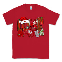 Red christmas love nurse bbs Classic Tee - BundleAndBundleShop