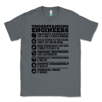 Charcoal Heather understanding engineers funny Classic Tee - linhVisuals