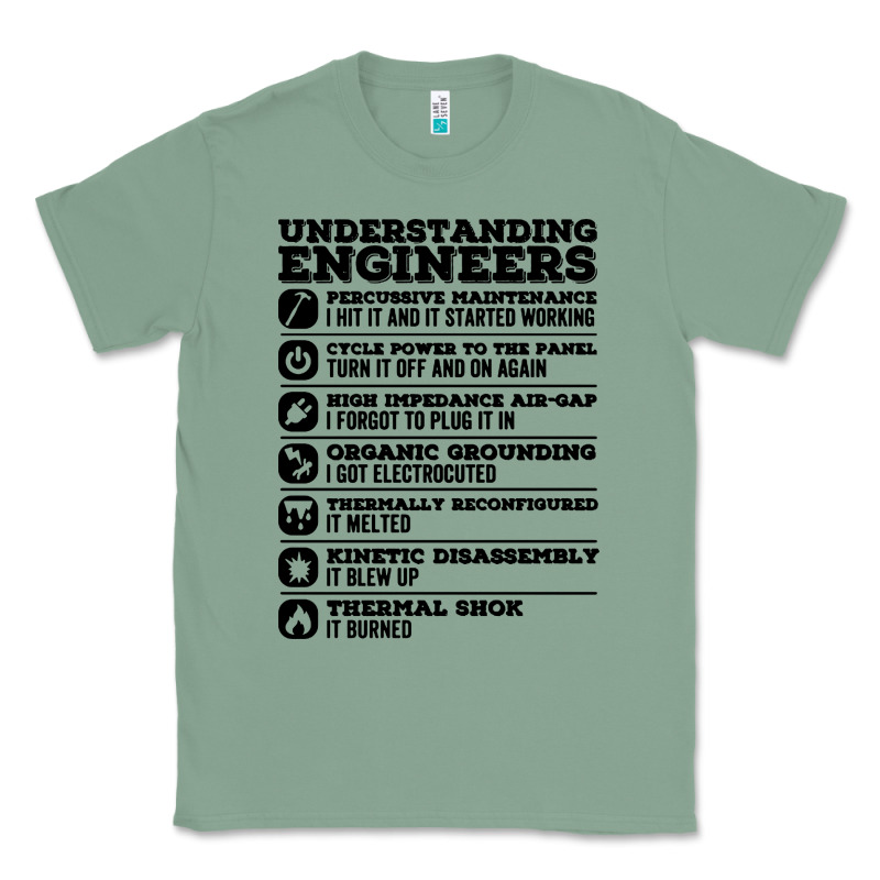 Understanding Engineers Funny Classic Tee by linhVisuals | Teevron