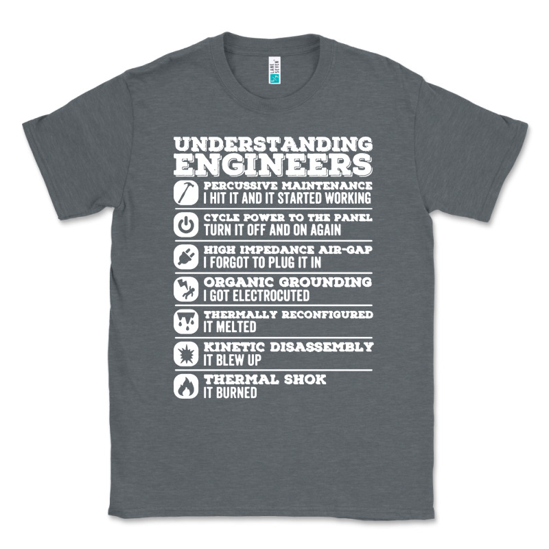 Understanding Engineers Funny Classic Tee by linhVisuals | Teevron