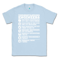 Dusty Blue understanding engineers funny Classic Tee - linhVisuals