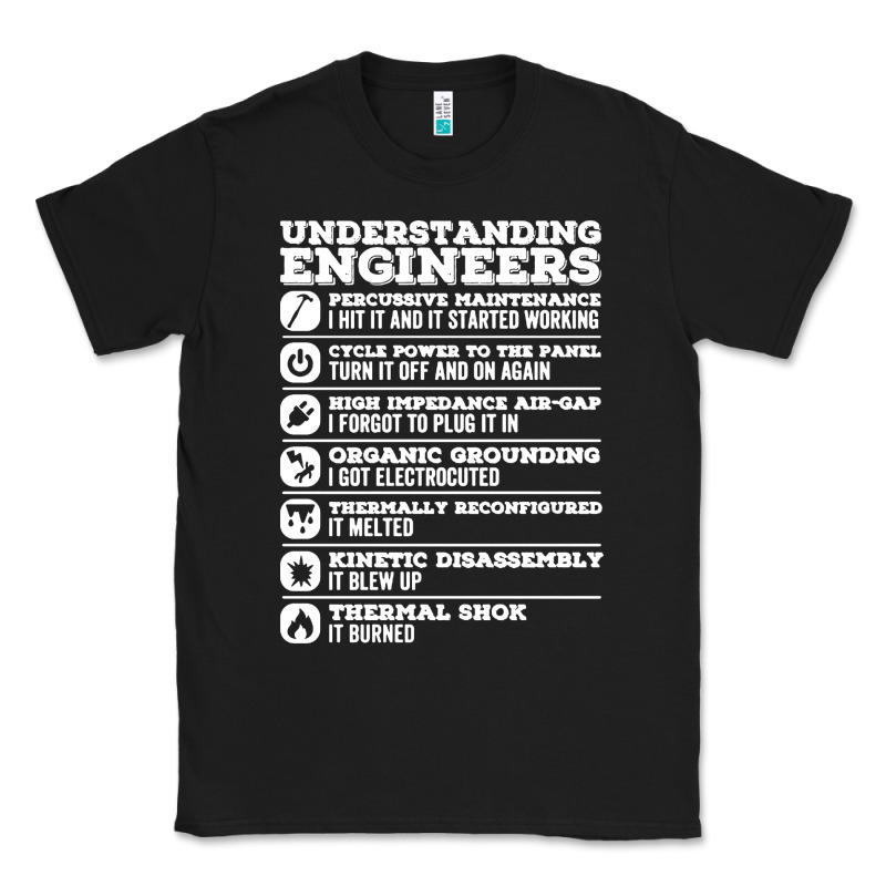 Understanding Engineers Funny Classic Tee by linhVisuals | Teevron