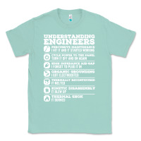 Seafoam understanding engineers funny Classic Tee - linhVisuals