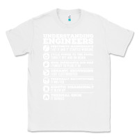 White understanding engineers funny Classic Tee - linhVisuals