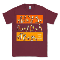 Burgundy calvin Classic Tee - linhVisuals