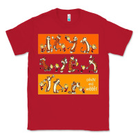 Red calvin Classic Tee - linhVisuals