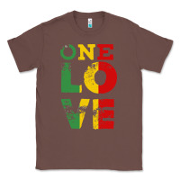 Chestnut one love rasta reggae Classic Tee - linhVisuals