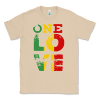 Mushroom one love rasta reggae Classic Tee - linhVisuals