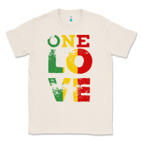 Natural one love rasta reggae Classic Tee - linhVisuals