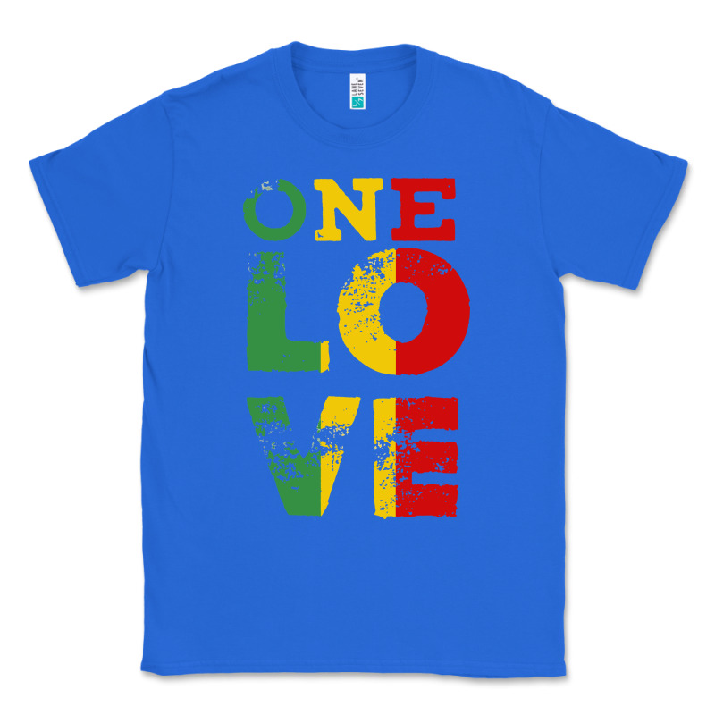One Love Rasta Reggae Classic Tee by linhVisuals | Teevron