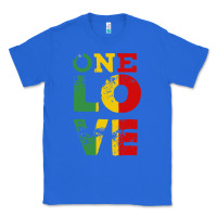 True Royal one love rasta reggae Classic Tee - linhVisuals