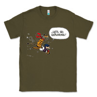 Army Green calvin Classic Tee - linhVisuals