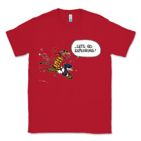 Red calvin Classic Tee - linhVisuals