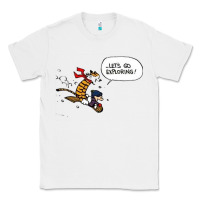 White calvin Classic Tee - linhVisuals