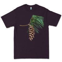 Plum white pine cone Premium Tee - LillyAllenDesigns