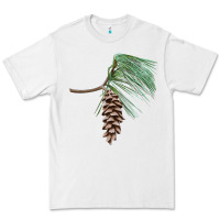 White white pine cone Premium Tee - LillyAllenDesigns