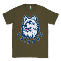 Army Green HUSKIES Classic Tee - linhVisuals