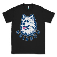 Black HUSKIES Classic Tee - linhVisuals