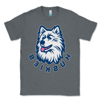 Charcoal Heather HUSKIES Classic Tee - linhVisuals