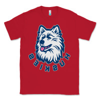 Red HUSKIES Classic Tee - linhVisuals