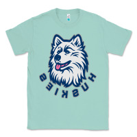 Seafoam HUSKIES Classic Tee - linhVisuals