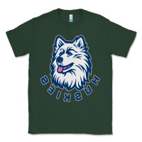 Sports Green HUSKIES Classic Tee - linhVisuals