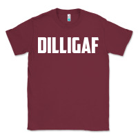 Burgundy dilligaf    bowling Classic Tee - linhVisuals