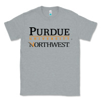 Heather Grey purdue university northwest Classic Tee - linhVisuals