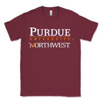 Burgundy purdue university northwest Classic Tee - linhVisuals