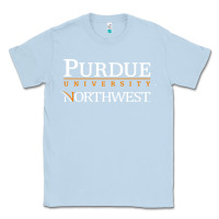 Dusty Blue purdue university northwest Classic Tee - linhVisuals