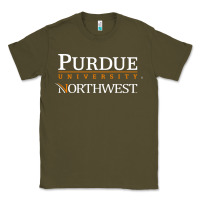 Army Green purdue university northwest Classic Tee - linhVisuals