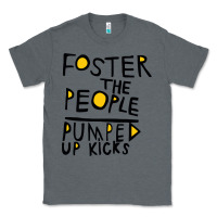 Charcoal Heather Foster The People Pumped Up Kicks Classic Tee - linhVisuals
