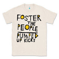 Natural Foster The People Pumped Up Kicks Classic Tee - linhVisuals